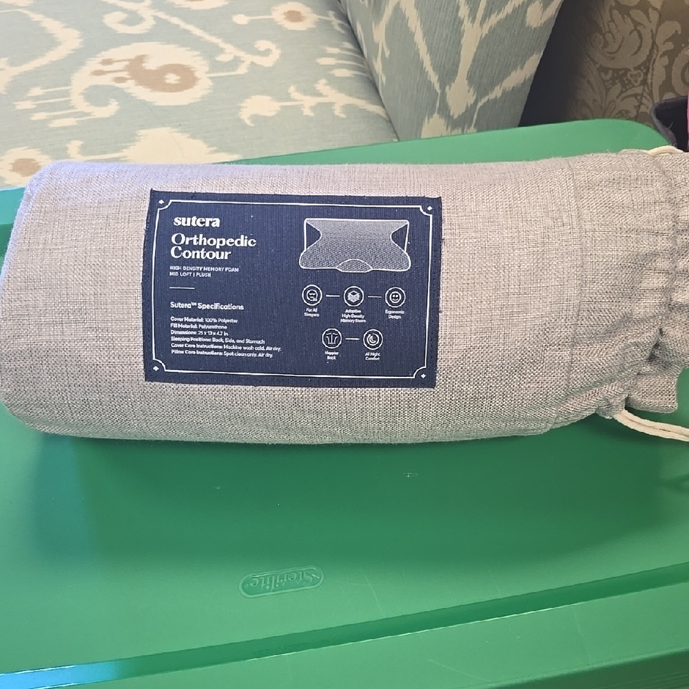 Sutra Orthopedic Contour Pillow in Elegant Gray